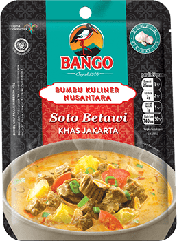 Bango Bumbu Kuliner Nusantara<br><span style='font-size:18px'>SOTO BETAWI KHAS JAKARTA</span>