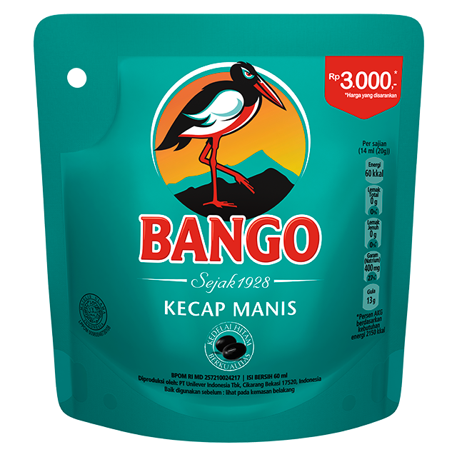 Bango Kecap Manis<br><span style='font-size:18px'>Kemasan Isi Ulang 60ml</span>